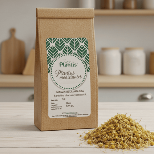 Manzanilla Amarga Plantis (40g) – Digestión Natural y Bienestar Tradicional